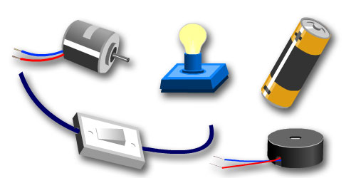 Montage of circuit components